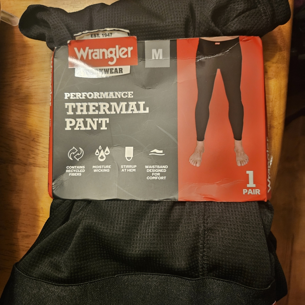 Wrangler Gray Thermal Workwear Pant